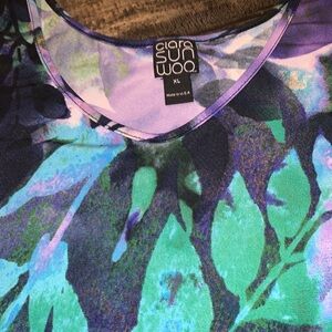 Clara Sun Woo colorful tunic. XL NWOT